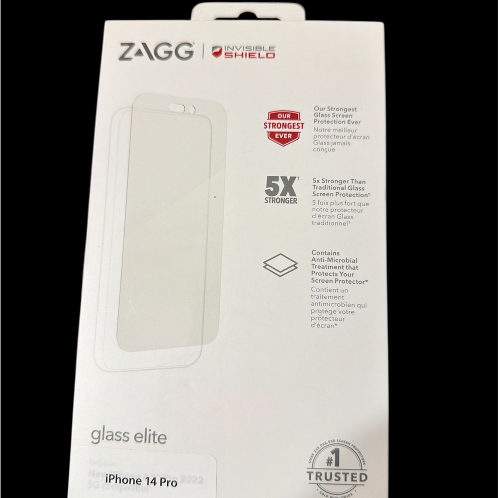 ZAGG Glass Elite Screen Protector for iPhone 14 Pro - Clear